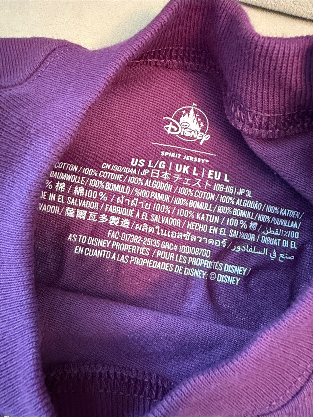 Disney Spirit Jersey - Purple Wine & Dine Half Marathon Weekend 2025 NWT - Picture 5 of 8